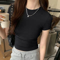 Basic Solid Crop Top